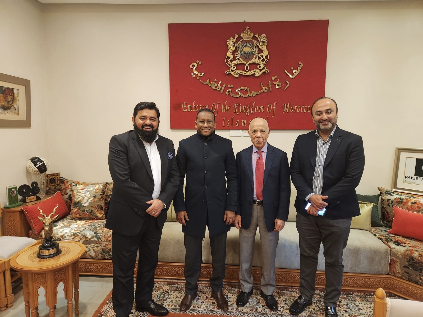 Meeting with Jamal Bakar Abdullah Ethiopian Ambassador to Islamabad